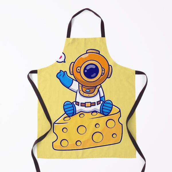 Item preview, Cute Diver Enjoying Cheese Cartoon designed and sold by hjian8219.