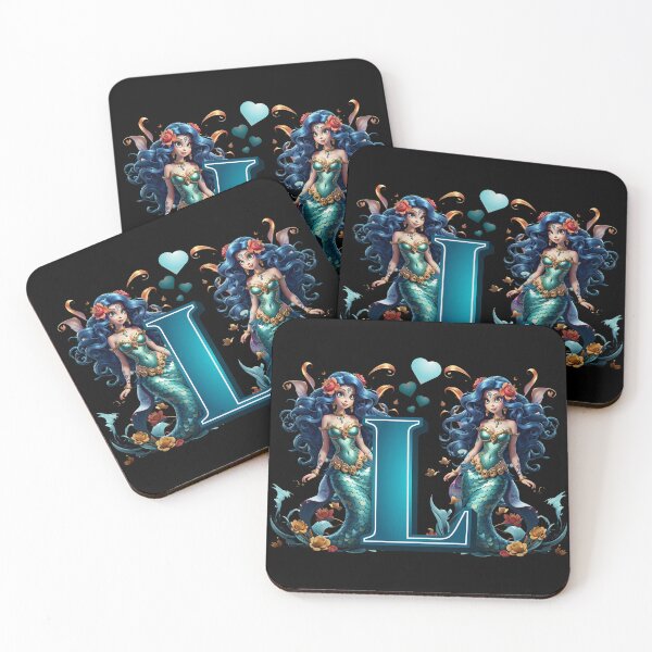 Item preview, Mermaid Alphabet The Letter L From Sirenas Collection designed and sold by SirenasWorld.