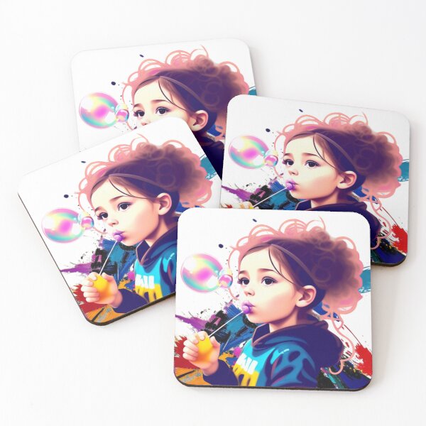 Item preview, Cute young girl with her bubbles designed and sold by mug&more station.