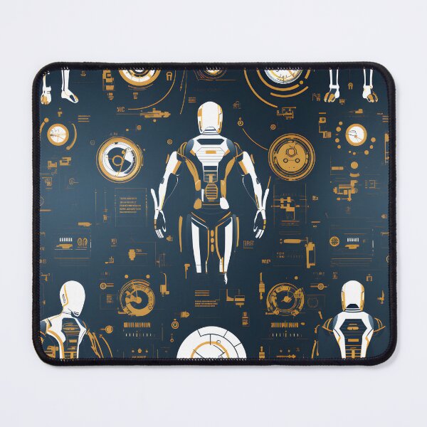 Item preview, xSeamless Pattern Beyond Interfaces: Futuristic Digital Art Unleashed designed and sold by AlienSkinEyes.