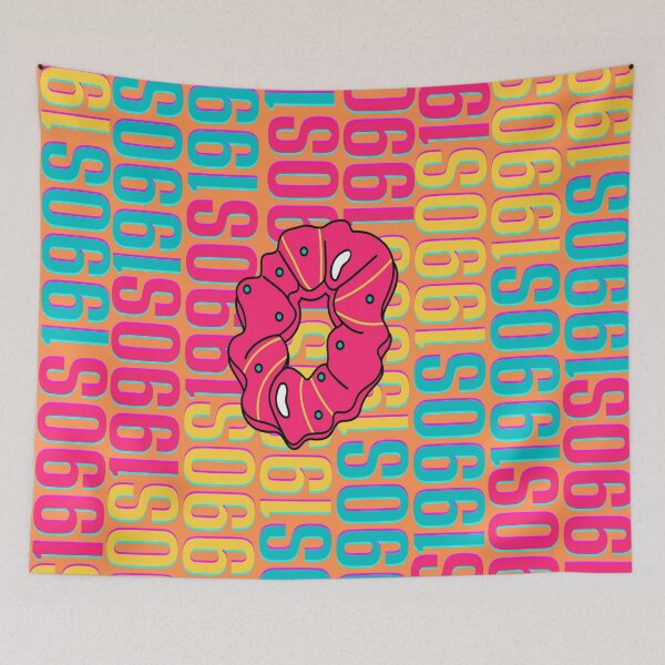 Item preview, 1990s retro design 16 - Orange Background designed and sold by PunjabanJatti.