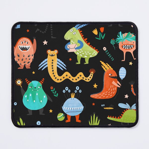 Item preview, Aliens playful pattern designed and sold by Ssuwicha.
