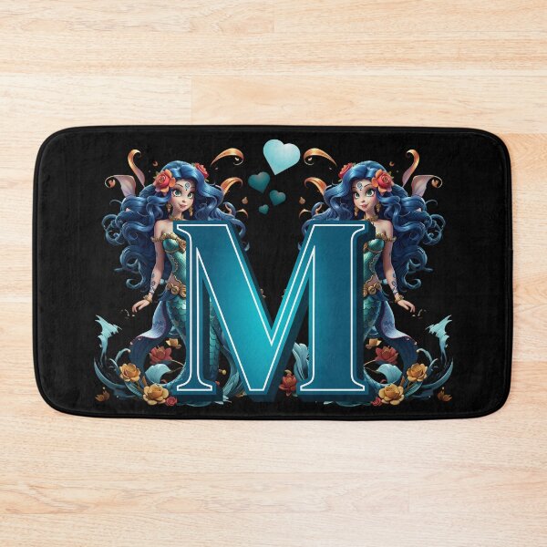 Item preview, Mermaid Alphabet The Letter M From Sirenas Collection designed and sold by SirenasWorld.