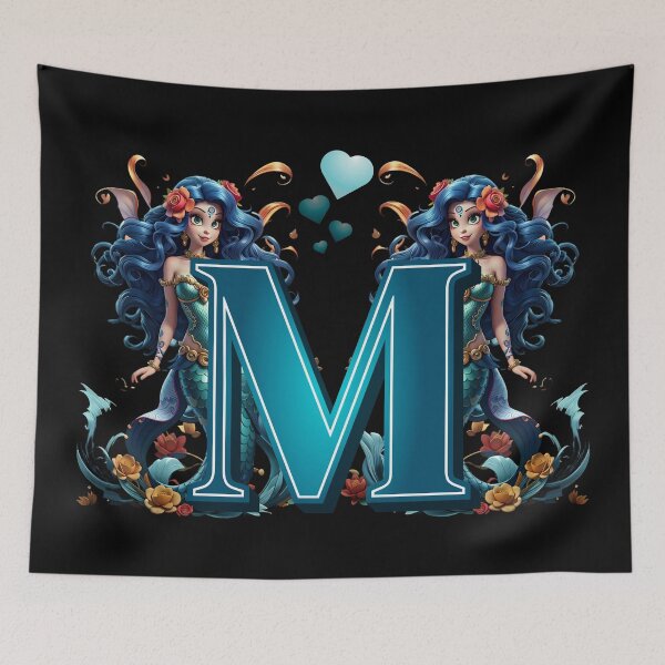 Item preview, Mermaid Alphabet The Letter M From Sirenas Collection designed and sold by SirenasWorld.