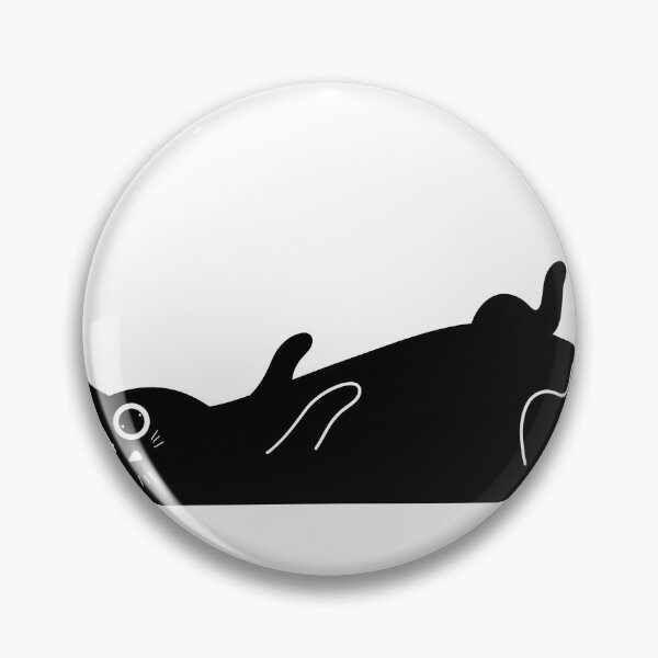 Item preview, BLACK CAT No.4 LIE DOWN designed and sold by snapacrab.