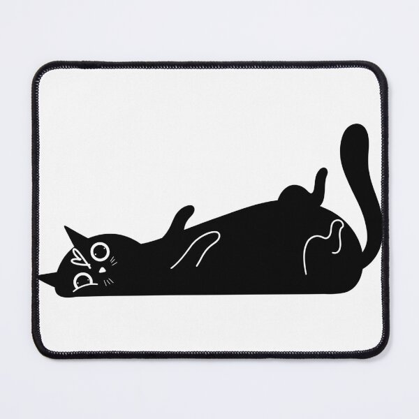 Item preview, BLACK CAT No.4 LIE DOWN designed and sold by snapacrab.