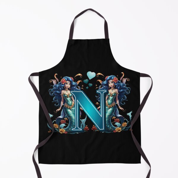 Item preview, Mermaid Alphabet The Letter N From Sirenas Collection designed and sold by SirenasWorld.