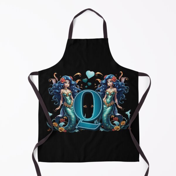 Item preview, Mermaid Alphabet The Letter Q From Sirenas Collection designed and sold by SirenasWorld.