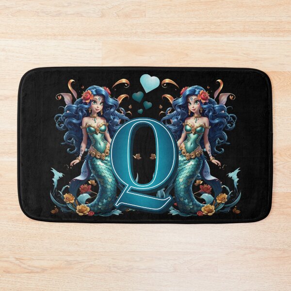 Item preview, Mermaid Alphabet The Letter Q From Sirenas Collection designed and sold by SirenasWorld.