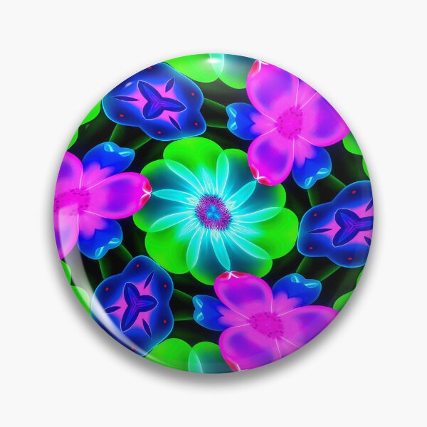 Item preview, Unique Colorful Flower Pattern designed and sold by Patternflower.