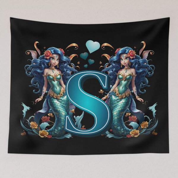 Item preview, Mermaid Alphabet The Letter S From Sirenas Collection designed and sold by SirenasWorld.