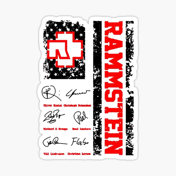 Vinyl sticker Rammstein, Ramstein No. 4