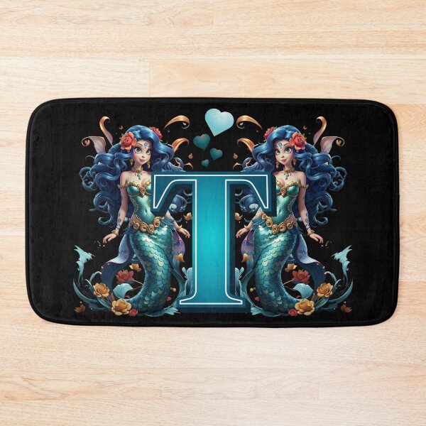 Item preview, Mermaid Alphabet The Letter T From Sirenas Collection designed and sold by SirenasWorld.