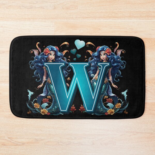 Item preview,  Mermaid Alphabet The Letter W From Sirenas Collection designed and sold by SirenasWorld.