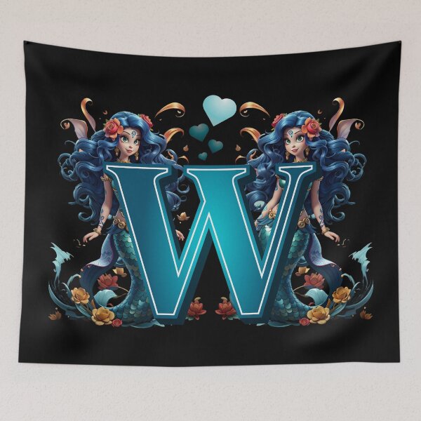 Item preview,  Mermaid Alphabet The Letter W From Sirenas Collection designed and sold by SirenasWorld.
