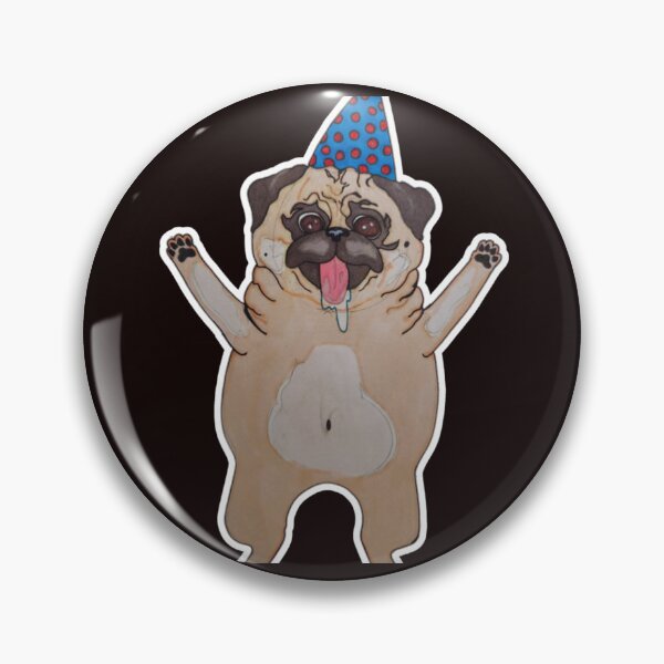 Item preview, Carlin de fête Sticker designed and sold by PedroStanton.