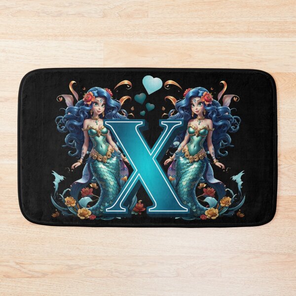 Item preview, Mermaid Alphabet The Letter X From Sirenas Collection designed and sold by SirenasWorld.