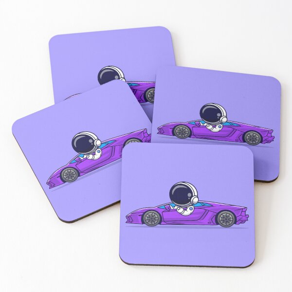Item preview, Cute Astronaut Driving Car Cartoon designed and sold by hjian8219.