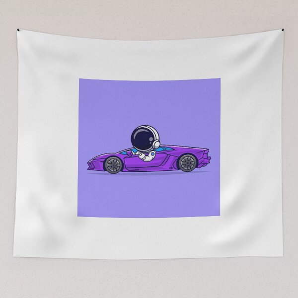 Item preview, Cute Astronaut Driving Car Cartoon designed and sold by hjian8219.