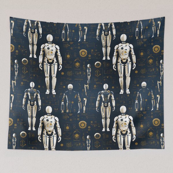 Item preview, xSeamless Pattern Beyond Interfaces: Futuristic Digital Art Unleashed designed and sold by AlienSkinEyes.