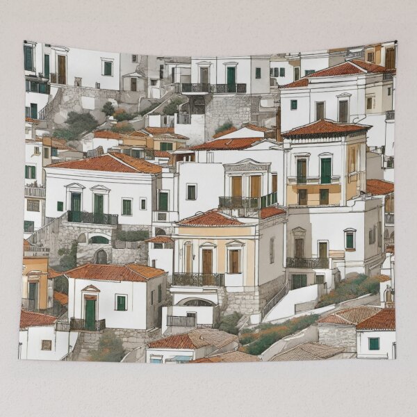 Item preview, Charming Aegean Dreams 03: Village Elegance of Greece designed and sold by OurBarcode.