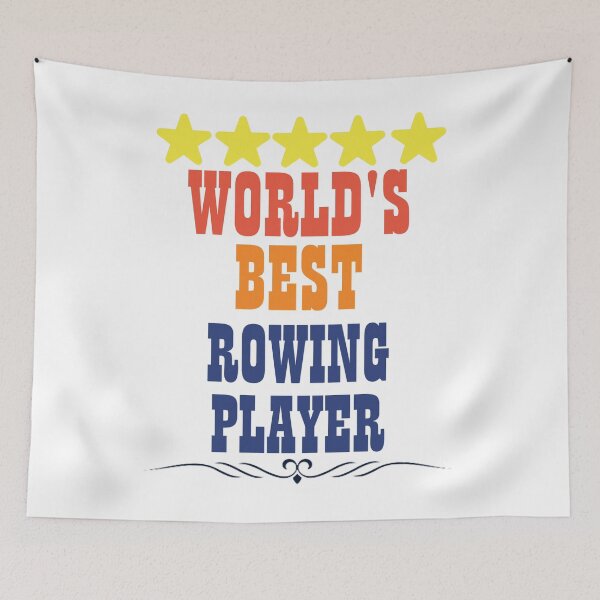 Item preview, World And Amp_39_s Best Rowing Player - Funny Rowing Player Quote Gift designed and sold by talynn-hufford.