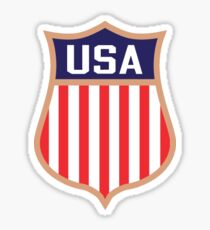 USA Frauen Hockey Sheild Sticker