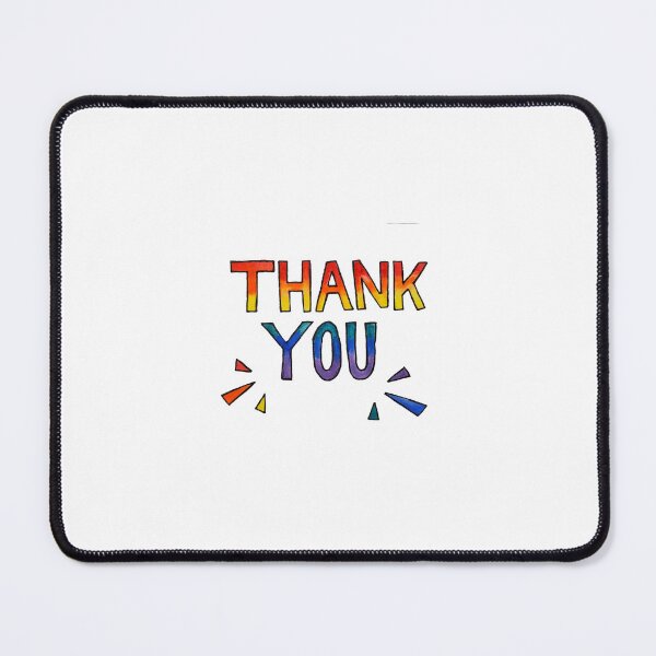 Item preview, Bright colorful rainbow thank you designed and sold by abby8re.