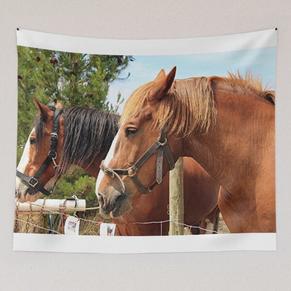 Item preview, Two farm draft horses designed and sold by FranWest.
