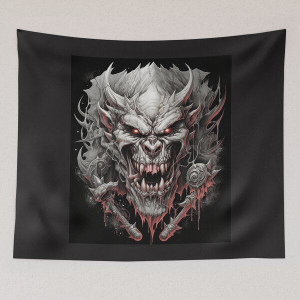 Item preview, Halloween Goblin  Skull  - Brody designed and sold by MarcinCollie.