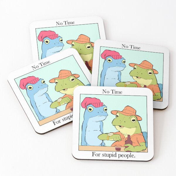Item preview,  No time for stupid people frogs designed and sold by SilentWill94.