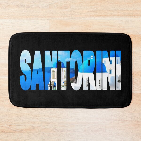 Item preview, SANTORINI - Greece Oia Blue Domes designed and sold by Adam Gormley.