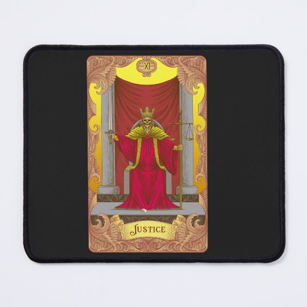 Item preview, Justice Tarot Illustration  designed and sold by WOLForDEER.