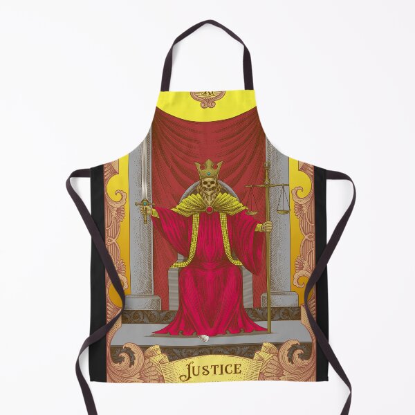 Item preview, Justice Tarot Illustration designed and sold by WOLForDEER.