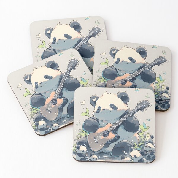 Item preview, Panda Playing Guitar designed and sold by TinaWang30.