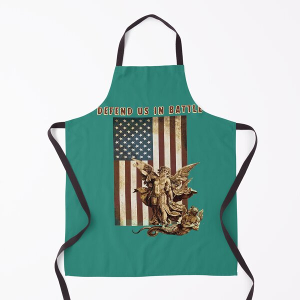 Item preview, St Michael the Archangel Angel Catholic Saint United States Flag US designed and sold by Loyaltytarver.