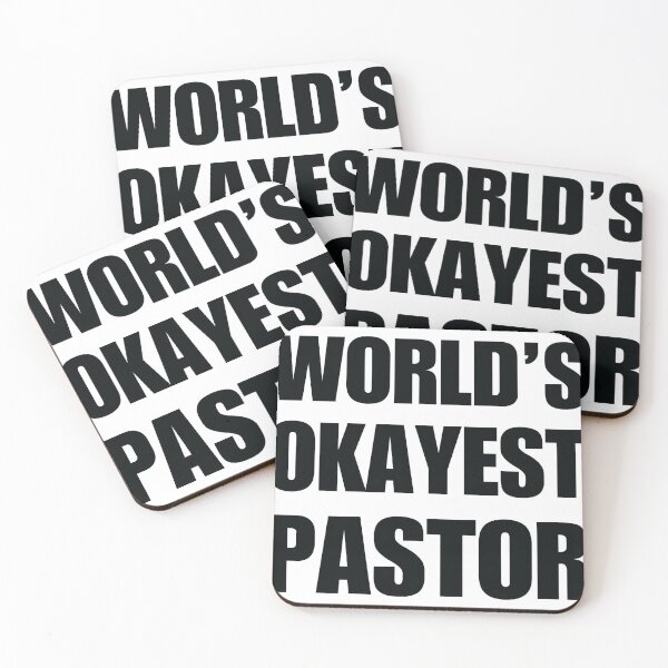 Item preview, Funny World_amp_amp_39_s Okayest Pastor Gifts For Pastors Coffee Mugs designed and sold by wolf-jacks.