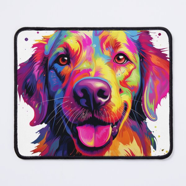 Item preview, A colorful dog with a big eyes and a big nose designed and sold by Nickyayee.