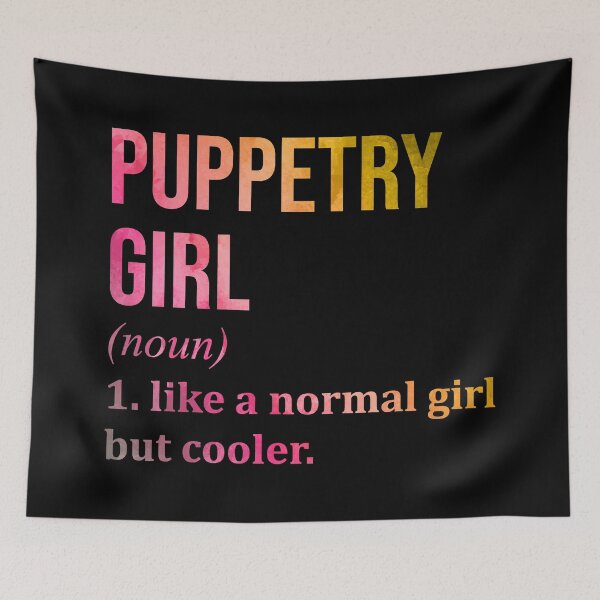 Item preview, Puppetry Girl Definition in Watercolor designed and sold by XCIV.