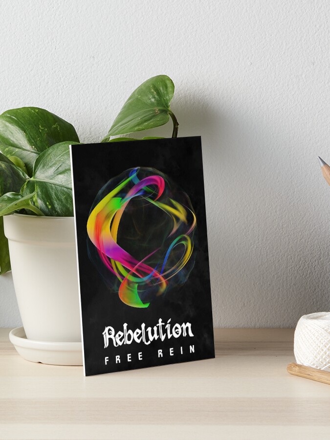 Rebelution Free Rein Tour 2018 Art Board Print By Drugs99 Redbubble