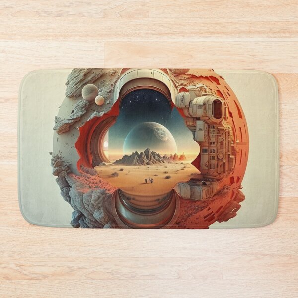 Item preview, The Infinite Mirage: Mind-Bending Landscape in a Anamorphic Sculpture designed and sold by WhiteWolfe0127.