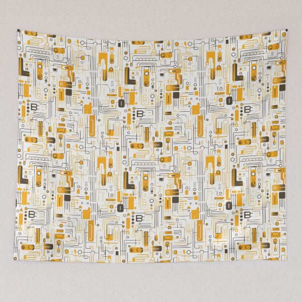 Item preview, xSeamless Pattern Beyond Interfaces: Futuristic Digital Art Unleashed designed and sold by AlienSkinEyes.