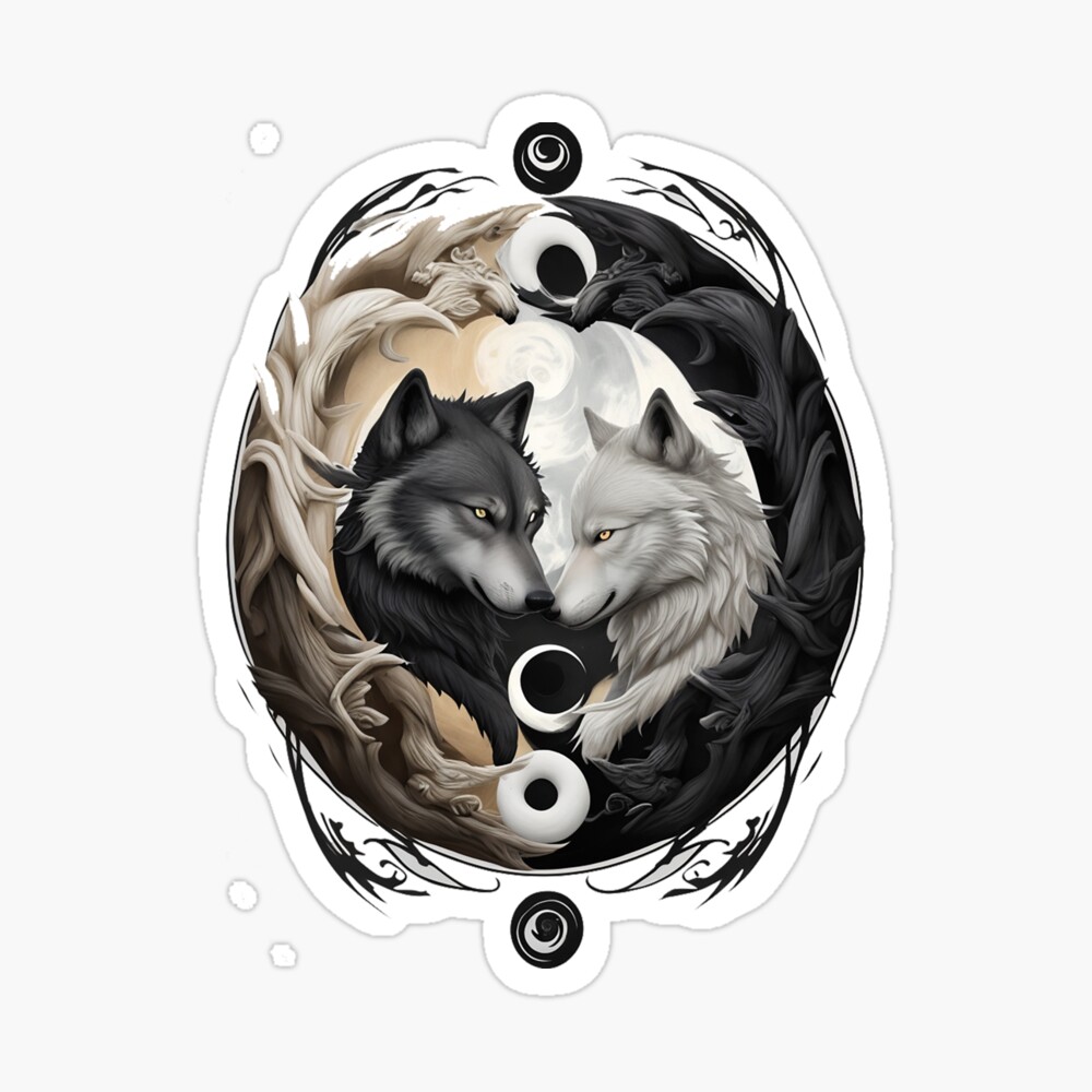 Yin Yang Wolf Stock Illustrations – 23 Yin Yang Wolf Stock Illustrations,  Vectors & Clipart - Dreamstime