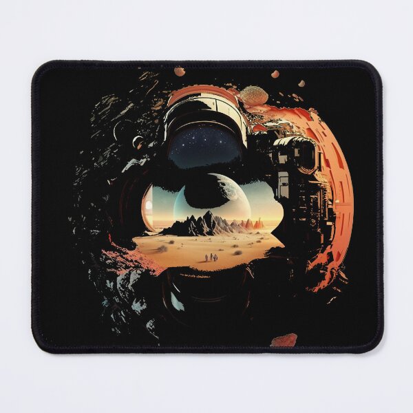 Item preview, "Infinite Space Art: Anamorphic Realism,Cosmic Palette,Dark,Orange." designed and sold by WhiteWolfe0127.