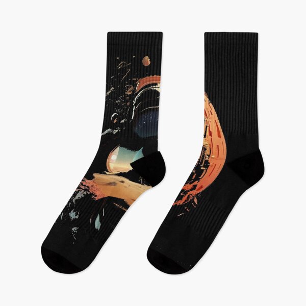 Item preview, "Infinite Space Art: Anamorphic Realism,Cosmic Palette,Dark,Orange." designed and sold by WhiteWolfe0127.