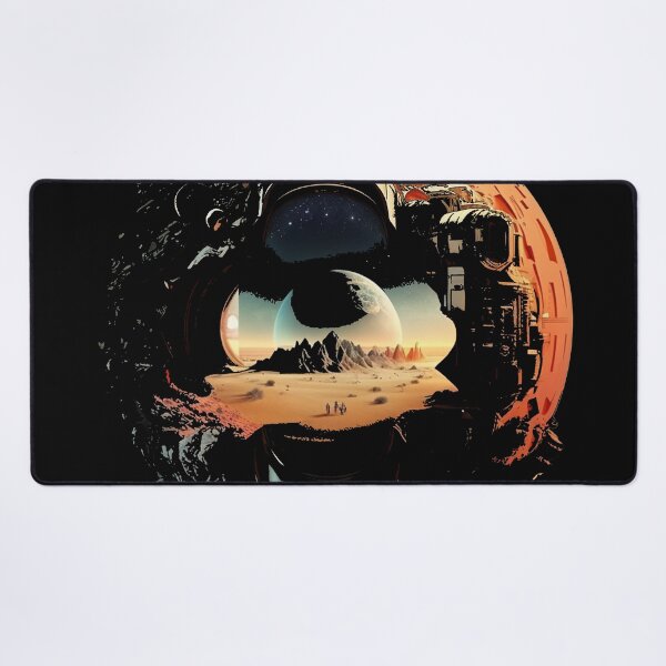 Item preview, "Infinite Space Art: Anamorphic Realism,Cosmic Palette,Dark,Orange." designed and sold by WhiteWolfe0127.