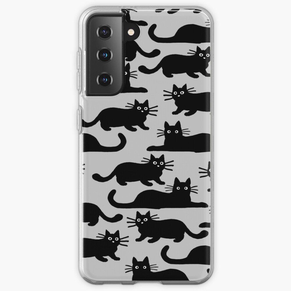 Black Cat Case & Skin for Samsung Galaxy
