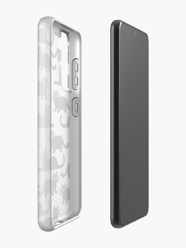 Alternate view of Black Cat Case & Skin for Samsung Galaxy