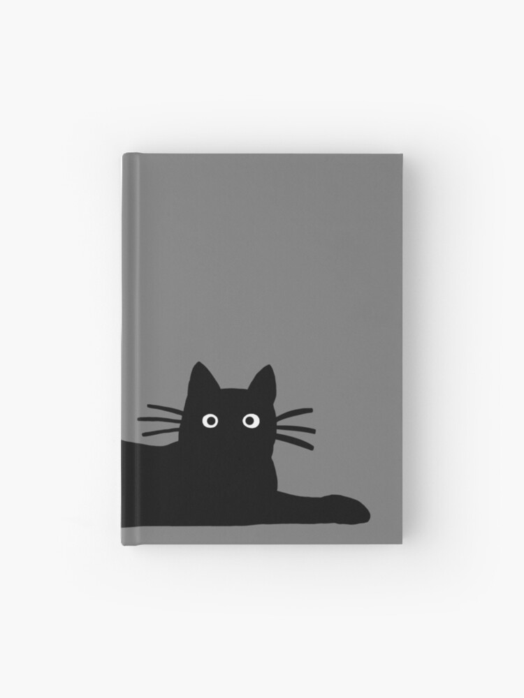 Aperçu 1 sur 3. Carnet avec l'œuvre Chat noir créée et vendue par ShortCoffee.