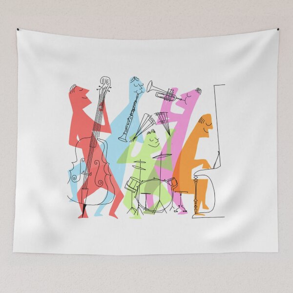 Item preview, Midcentury New Orleans Jazz Quintet  1 designed and sold by ChanelLarso.